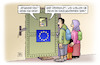 Cartoon: Europa und Afghanistan (small) by Harm Bengen tagged europa,festung,flüchtlinge,migration,tür,krieg,flucht,nato,usa,terror,islamisten,afghanistan,abzug,taliban,harm,bengen,cartoon,karikatur