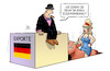 Cartoon: Exporte und Europa (small) by Harm Bengen tagged zusammenhang,exporte,europa,wirtschaft,stier,unternehmen,deutschland,harm,bengen,cartoon,karikatur