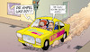 Cartoon: FDP und rote Ampel (small) by Harm Bengen tagged ampel,rot,kfz,auto,fdp,rasen,klimawandel,mobilität,harm,bengen,cartoon,karikatur
