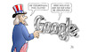 Cartoon: Google-Chrome (small) by Harm Bengen tagged verchromung,vergoldung,google,chrome,browser,monopolstellung,usa,zerschlagung,uncle,sam,harm,bengen,cartoon,karikatur