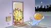 Cartoon: Halloween und Corona (small) by Harm Bengen tagged halloween,corona,gespenst,ghost,covid,angst,fear,schrecken,harm,bengen,cartoon,karikatur