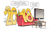 Cartoon: Jahrtausend volljährig (small) by Harm Bengen tagged jahrtausend,volljährig,2018,neujahr,tv,jugendliche,eltern,bier,harm,bengen,cartoon,karikatur