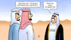 Cartoon: Kampfjets für Katar (small) by Harm Bengen tagged kampfjets,katar,saudi,arabien,konflikt,krise,usa,waffenverkäufe,harm,bengen,cartoon,karikatur