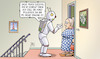 Cartoon: KI-Phishingmails (small) by Harm Bengen tagged roboter,susemil,ki,künstliche,intelligenz,ai,manipulieren,pc,online,internet,haustür,wohnungstür,phishingmails,gefahr,harm,bengen,cartoon,karikatur