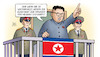 Cartoon: Kim-Absage (small) by Harm Bengen tagged kim,jong,un,nordkorea,usa,absage,militärmanöver,treffen,trump,hochzeit,meghan,harry,royals,england,harm,bengen,cartoon,karikatur
