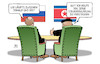 Cartoon: Kim und Putin (small) by Harm Bengen tagged donald,trump,putin,kim,jong,un,nordkorea,russland,gipfel,treffen,wladiwostok,steuererklärung,harm,bengen,cartoon,karikatur