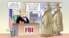 Cartoon: Kushner und FBI (small) by Harm Bengen tagged kushner,fbi,geheimdienste,ivanka,ueberpruefen,praesident,trump,usa,russland,harm,bengen,cartoon,karikatur