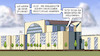 Cartoon: Machtübergabe (small) by Harm Bengen tagged machtübergabe,kanzleramt,eingangstür,mülltonnen,scholz,merz,kanzlerwahl,harm,bengen,cartoon,karikatur