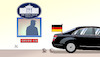 Cartoon: Merkel beim Drive-In (small) by Harm Bengen tagged drive,in,merkel,weisses,haus,white,house,staatsbesuch,trump,usa,kfz,auto,harm,bengen,cartoon,karikatur