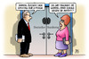 Cartoon: Merkel und K-Frage (small) by Harm Bengen tagged merkel,sonntag,frage,bundestag,kanzlerkandidatur,kanzlerkandidat,gabriel,schulz,antreten,bundestagswahl,harm,bengen,cartoon,karikatur