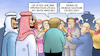 Cartoon: Merkel zu Jemen (small) by Harm Bengen tagged merkel,jemen,bundeskanzlerin,interview,saudi,arabien,diplomatische,lösung,konflikt,krieg,militaers,harm,bengen,cartoon,karikatur