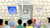 Cartoon: Polen-Visa (small) by Harm Bengen tagged polnische,visa,visum,pis,partei,polen,regierung,korruption,flüchtlinge,tor,mauer,europa,eu,harm,bengen,cartoon,karikatur