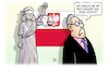 Cartoon: Polnische Justitia (small) by Harm Bengen tagged polnische,justitia,justizreform,demokratie,gewaltenteilung,duda,schwert,szydlo,polen,harm,bengen,cartoon,karikatur