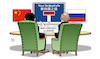 Cartoon: Putin bei Xi (small) by Harm Bengen tagged putin,xi,tisch,monitor,sackgasse,neue,seidenstrasse,russland,ukraine,krieg,harm,bengen,cartoon,karikatur