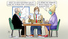 Cartoon: Quarantäne-Verkürzung (small) by Harm Bengen tagged kriterien,quarantäne,verkürzung,inzidenz,experten,corona,diskussion,harm,bengen,cartoon,karikatur