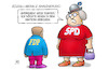 Cartoon: Schulz und FDP (small) by Harm Bengen tagged sozialliberale,annäherung,umdrehen,hose,runter,hintern,kriechen,spd,fdp,koalition,harm,bengen,cartoon,karikatur