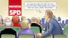 Cartoon: SPD-Wenden (small) by Harm Bengen tagged klo,spd,parteitag,groko,koaliton,sondierung,wende,harm,bengen,cartoon,karikatur