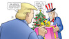 Cartoon: Steuerreform-Geschenk (small) by Harm Bengen tagged steuerreform,geschenk,umtauschen,weihnachten,trump,usa,uncle,sam,harm,bengen,cartoon,karikatur