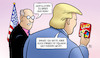 Cartoon: Trump vor UNO (small) by Harm Bengen tagged trump uno spiel rede melania barron usa harm bengen cartoon karikatur