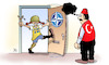 Cartoon: Türkei-Schweden-NATO (small) by Harm Bengen tagged türkei,schweden,nato,erweiterung,beitritt,tür,widerspruch,kurden,pippi,langstrumpf,russland,ukraine,krieg,harm,bengen,cartoon,karikatur