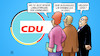Cartoon: Unionskreis (small) by Harm Bengen tagged cdu,wahlkampagne,unionskreis,bundestagswahl,design,kreis,greis,harm,bengen,cartoon,karikatur