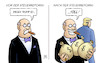 Cartoon: Vor und nach der Steuerreform (small) by Harm Bengen tagged trump,steuerreform,reiche,usa,präsident,gewinn,harm,bengen,cartoon,karikatur