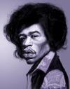 Cartoon: Jimi Hendrix (small) by markdraws tagged photoshop caricature humor music musician rock and roll digital painting art purple haze