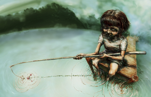 Cartoon: fish thingi (medium) by nootoon tagged fish,sea,nootoon,illustration,germany,digital,art