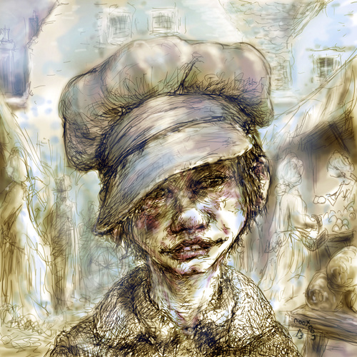 Cartoon: oliver twist (medium) by nootoon tagged nootoon,illustration,germany,oliver,twist