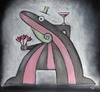 Cartoon: feiner Zwirn (small) by ninaboosart tagged menschen kleidung feier