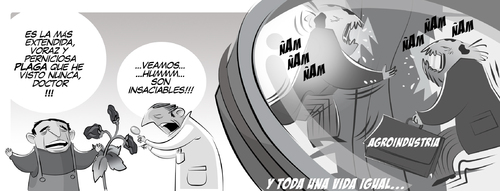 Cartoon: agricultoreeeees !!!! (medium) by cambrico intrinseco tagged cartoon,comic,agriculura