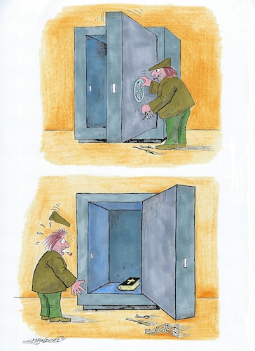 Cartoon: Bibel (medium) by mandzel tagged bibel,glaube,religion,bibel,glaube,religion