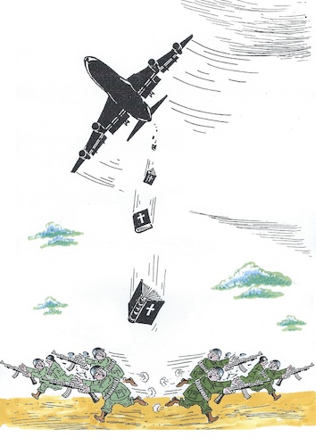 Cartoon: Biblischer Cartoon (medium) by mandzel tagged bibel,glaube,religion,bibel,glaube,religion