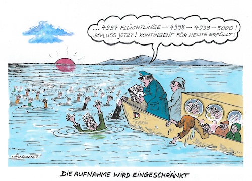 Cartoon: Die Regierung greift durch... (medium) by mandzel tagged deutschland,flüchtlinge,integration,versäumnisse,deutschland,flüchtlinge,integration,versäumnisse