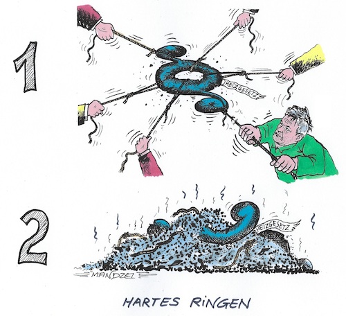 Cartoon: Heizungsgesetz in Arbeit (medium) by mandzel tagged habeck,heizungsgesetz,ampel,gerangel,umwelt,klima,kosten,ungereimtheiten,habeck,heizungsgesetz,ampel,gerangel,umwelt,klima,kosten,ungereimtheiten