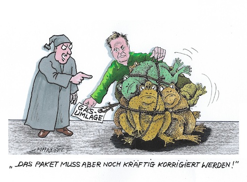 Cartoon: Kritik an Habeck (medium) by mandzel tagged selenskyj,krieg,blutvergießen,energiemangel,habeck,gasumlage,michel,preissteigerungen,ampelck,selenskyj,krieg,blutvergießen,energiemangel,habeck,gasumlage,michel,preissteigerungen,ampelck