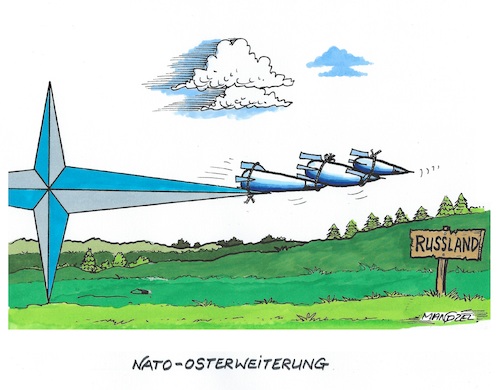 Cartoon: Neue Nato-Strategie (medium) by mandzel tagged krieg,blut,selenskyj,leid,nato,osterweiterung,bedrohung,krieg,blut,selenskyj,leid,nato,osterweiterung,bedrohung