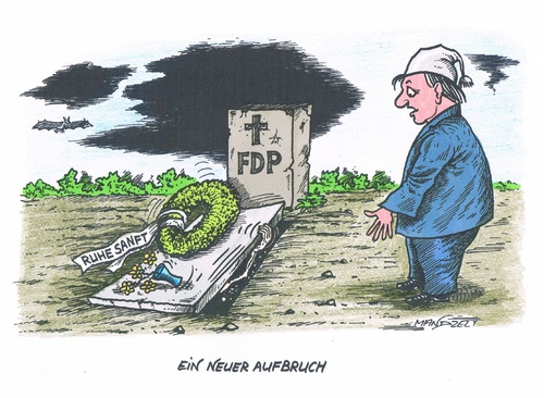 Cartoon: Neuer Aufbruch der FDP (medium) by mandzel tagged fdp,auferstehung,michel,aufbruch,grab,fdp,auferstehung,michel,aufbruch,grab