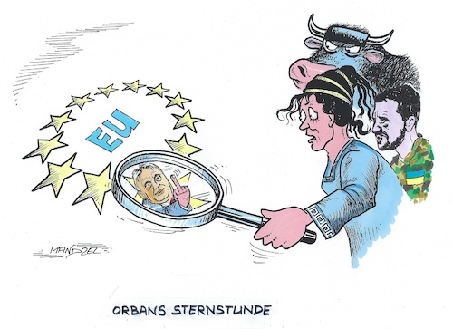 Cartoon: Orban gegen EU-Vorhaben (medium) by mandzel tagged eu,orban,ukraine,aufnahmegespräche,selenskyj,eu,orban,ukraine,aufnahmegespräche,selenskyj