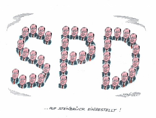 Cartoon: SPD Parteitag (medium) by mandzel tagged spd,parteitag,steinbrueck,kanzlerkanditat,spd,parteitag,steinbrueck,kanzlerkanditat