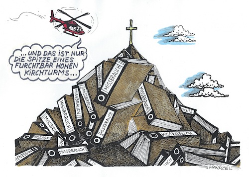 Cartoon: Verfehlungen der Kirche (medium) by mandzel tagged kirche,missbrauch,kirchenpersonal,aufklärungsversuche,vertuschungen,scheinheiligkeit,kirche,missbrauch,kirchenpersonal,aufklärungsversuche,vertuschungen,scheinheiligkeit