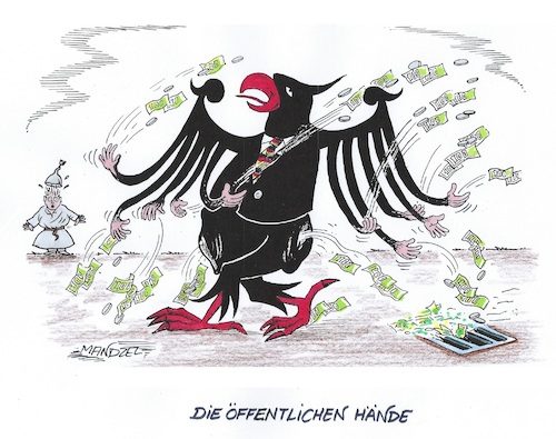 Cartoon: Verschwendung öffentl. Mittel (medium) by mandzel tagged schwarzbuch,steuergelder,verschwendung,bund,land,gemeinde,schwarzbuch,steuergelder,verschwendung,bund,land,gemeinde