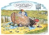 Cartoon: Da gerät etwas ins Stocken... (small) by mandzel tagged deutschland,finanzen,soziales,politik