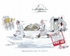 Cartoon: Dauerstress der Krankenpfleger (small) by mandzel tagged krankenpfleger,altenpfleger,krankenhäuser,proteste,überlastung