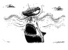 Cartoon: Flüchtlingspolitik (small) by mandzel tagged flüchtlinge,mittelmeer,todesgefahr,eu,politik