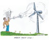 Cartoon: Habeck braucht viel Puste (small) by mandzel tagged habeck,umwelt,klimaziele,alternativenergie,ampel,deutschland,windrad,karikatur,mandzel,regierung
