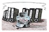 Cartoon: Habeck in der Tinte (small) by mandzel tagged deutschland,ampel,streit,energiegesetze,habeck,lindner,scholz,korrekturen