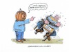Cartoon: Horrorforderung an Seehofer (small) by mandzel tagged csu,union,seehofer,rücktritt,wahlen,stimmenverluste
