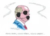 Cartoon: Kanzler mit Einschränkung (small) by mandzel tagged scholz,kanzler,augenklappe,deutschland,sinnesbeschränkungen