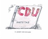 Cartoon: Merkels Parteitag (small) by mandzel tagged cdu,parteitag,merkel,überpräsenz